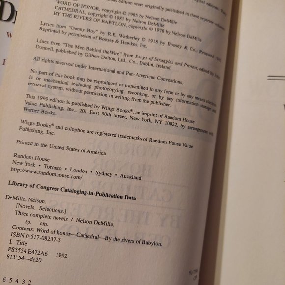 Nelson DeMille 3 complete novels - Picture 5 of 6